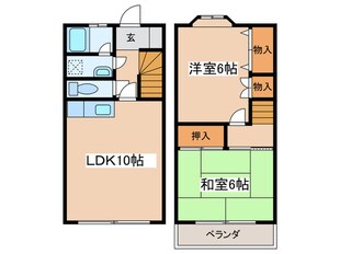 メゾンユ－２の物件間取画像